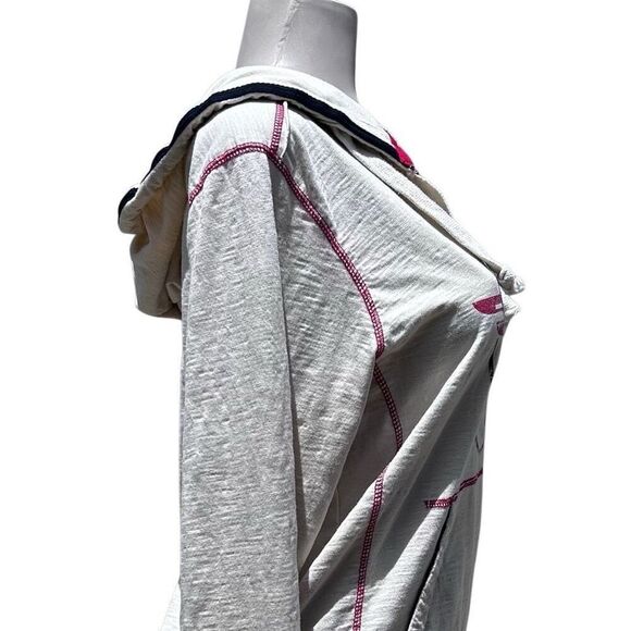 Premium 51 Red Thread Series Hooded Sweatshirt Women's Medium Cream FL Miami - Picture 6 of 16